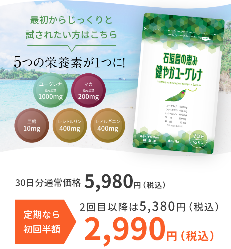 30日分定期購入ならさらにお得